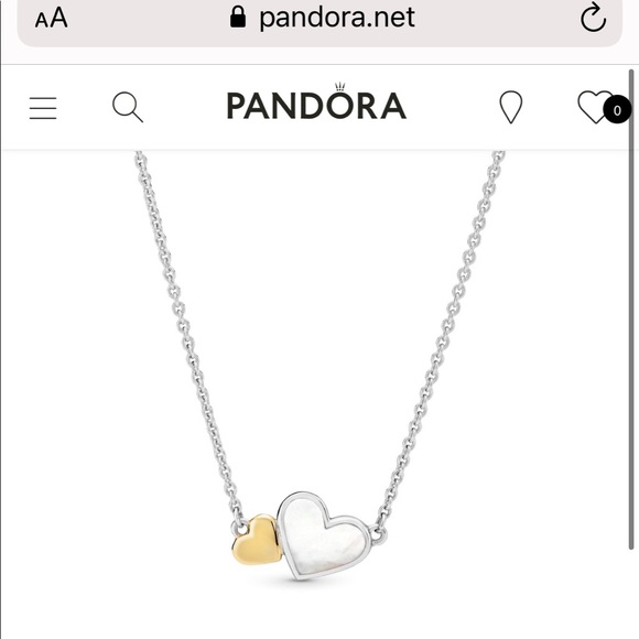 Pandora two-toned necklace - Picture 3 of 5